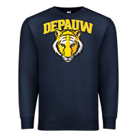Navy depauw clubs Premium Sweatshirt - ArtMosaic