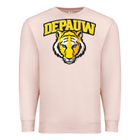 Pale Pink depauw clubs Premium Sweatshirt - ArtMosaic