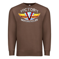 Chestnut Victory Motorcycles Premium Sweatshirt - ArtMosaic