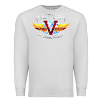 Dove Grey Victory Motorcycles Premium Sweatshirt - ArtMosaic