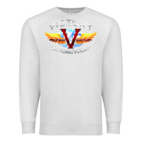 Oatmeal Heather Victory Motorcycles Premium Sweatshirt - ArtMosaic