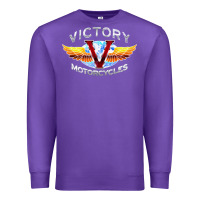 Purple Victory Motorcycles Premium Sweatshirt - ArtMosaic