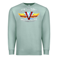 Seafoam Victory Motorcycles Premium Sweatshirt - ArtMosaic