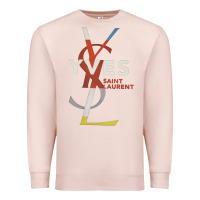 Pale Pink yvessaintlaurent Premium Sweatshirt - ArtMosaic