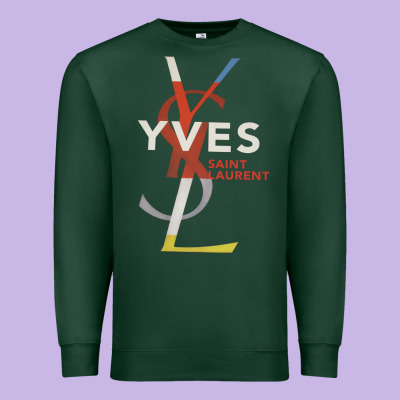Yvessaintlaurent Premium Sweatshirt Designed By Artmosaic