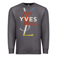 Charcoal Heather yvessaintlaurent Premium Sweatshirt - ArtMosaic