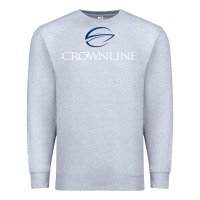 Heather Grey Crownline Boats Premium Sweatshirt - ArtMosaic