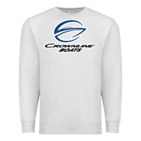 Oatmeal Heather Crownline Boats Premium Sweatshirt - ArtMosaic