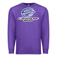 Purple Crownline Boats Premium Sweatshirt - ArtMosaic