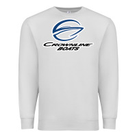 Dove Grey Crownline Boats Premium Sweatshirt - ArtMosaic