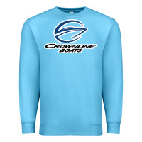Ocean Blue Crownline Boats Premium Sweatshirt - ArtMosaic