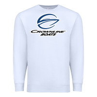 White Crownline Boats Premium Sweatshirt - ArtMosaic