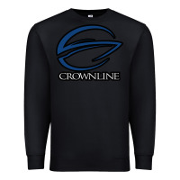 Black Crownline Boats Premium Sweatshirt - ArtMosaic