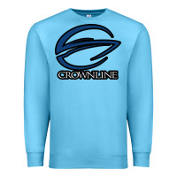 Ocean Blue Crownline Boats Premium Sweatshirt - ArtMosaic