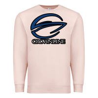 Pale Pink Crownline Boats Premium Sweatshirt - ArtMosaic