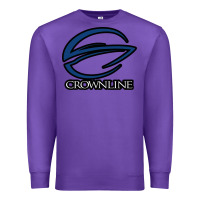 Purple Crownline Boats Premium Sweatshirt - ArtMosaic