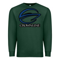 Sports Green Crownline Boats Premium Sweatshirt - ArtMosaic