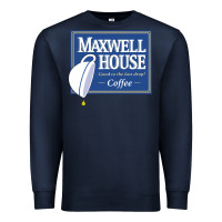 Navy maxwell house Premium Sweatshirt - ArtMosaic