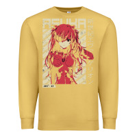 Antique Gold asuka evangelion Premium Sweatshirt - ArtMosaic