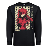 Black asuka evangelion Premium Sweatshirt - ArtMosaic
