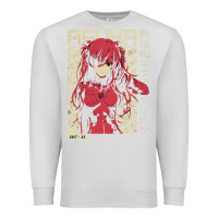 Dove Grey asuka evangelion Premium Sweatshirt - ArtMosaic