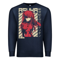 Asuka Evangelion Premium Sweatshirt | Teevron