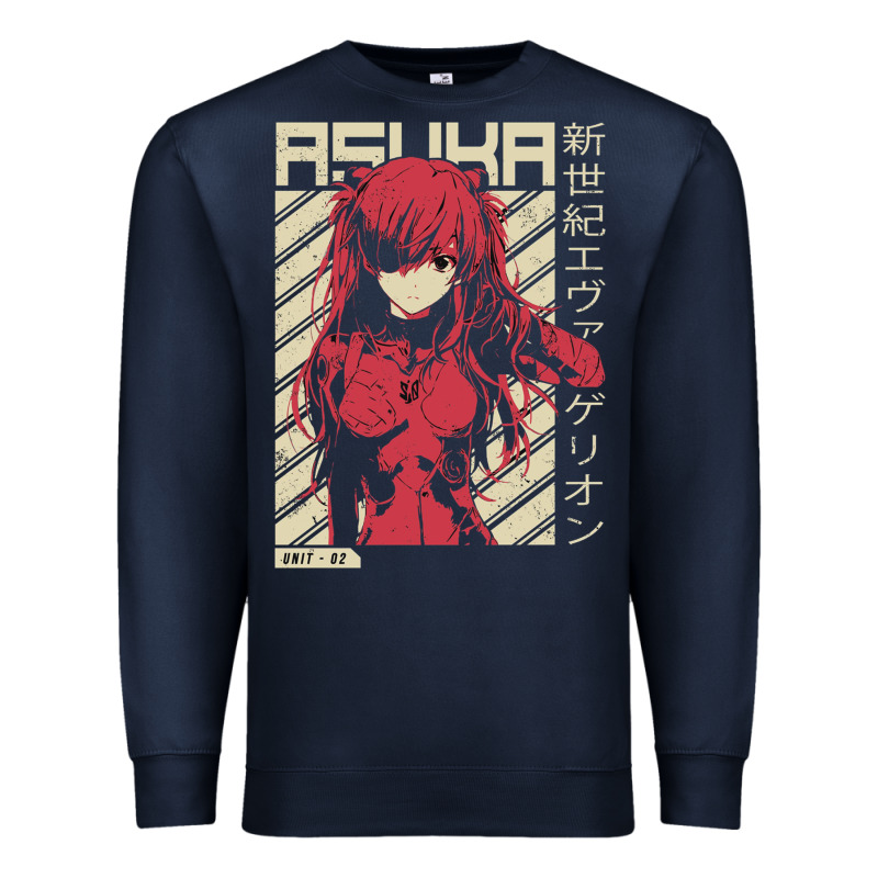 Asuka Evangelion Premium Sweatshirt by ArtMosaic | Teevron