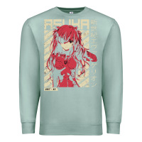 Seafoam asuka evangelion Premium Sweatshirt - ArtMosaic