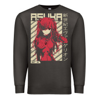 Smoke asuka evangelion Premium Sweatshirt - ArtMosaic