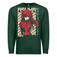 Sports Green asuka evangelion Premium Sweatshirt - ArtMosaic