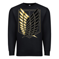 Black Shingekis no kyojinn Premium Sweatshirt - ArtMosaic