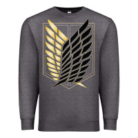 Charcoal Heather Shingekis no kyojinn Premium Sweatshirt - ArtMosaic
