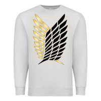 Dove Grey Shingekis no kyojinn Premium Sweatshirt - ArtMosaic