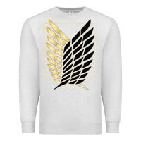 Oatmeal Heather Shingekis no kyojinn Premium Sweatshirt - ArtMosaic