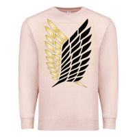 Pale Pink Shingekis no kyojinn Premium Sweatshirt - ArtMosaic