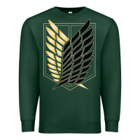 Sports Green Shingekis no kyojinn Premium Sweatshirt - ArtMosaic