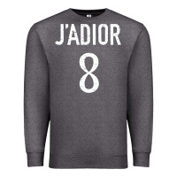 Charcoal Heather j’adior 8 Premium Sweatshirt - ArtMosaic
