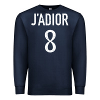 Navy j’adior 8 Premium Sweatshirt - ArtMosaic