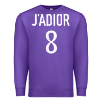 Purple j’adior 8 Premium Sweatshirt - ArtMosaic