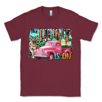Burgundy The hunt is on Easter Day Classic Tee - CowGirlArtShop