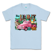 Dusty Blue The hunt is on Easter Day Classic Tee - CowGirlArtShop