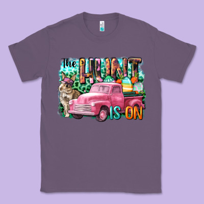The Hunt Is On Easter Day Classic Tee Designed By Cowgirlartshop