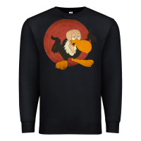 Black beaky buzzard 1 Premium Sweatshirt - ArtMosaic