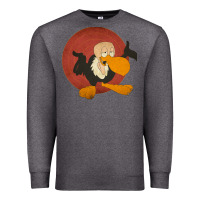 Charcoal Heather beaky buzzard 1 Premium Sweatshirt - ArtMosaic