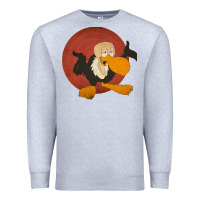 Heather Grey beaky buzzard 1 Premium Sweatshirt - ArtMosaic