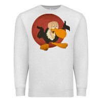 Oatmeal Heather beaky buzzard 1 Premium Sweatshirt - ArtMosaic