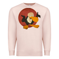 Pale Pink beaky buzzard 1 Premium Sweatshirt - ArtMosaic