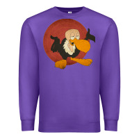 Purple beaky buzzard 1 Premium Sweatshirt - ArtMosaic
