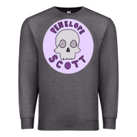 Charcoal Heather Penelope Scott Skeleton Premium Sweatshirt - ArtMosaic