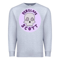 Heather Grey Penelope Scott Skeleton Premium Sweatshirt - ArtMosaic